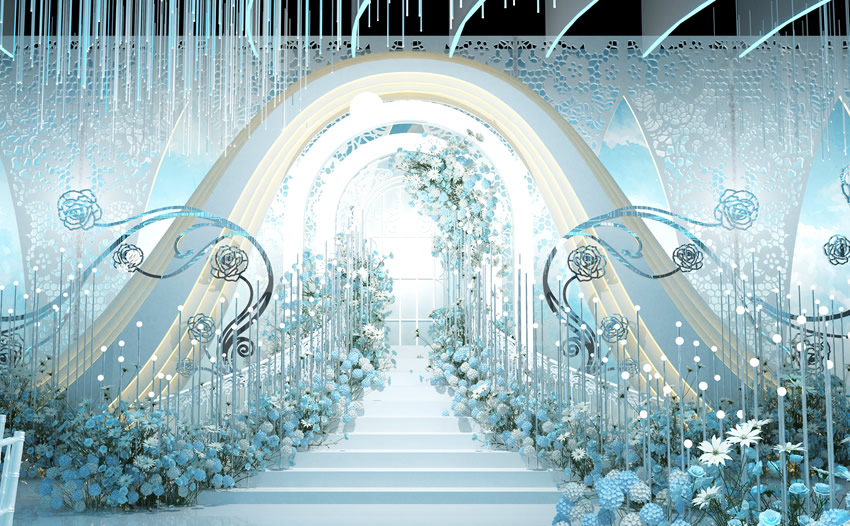 新宾釡香烙馍村水晶厅效果展示